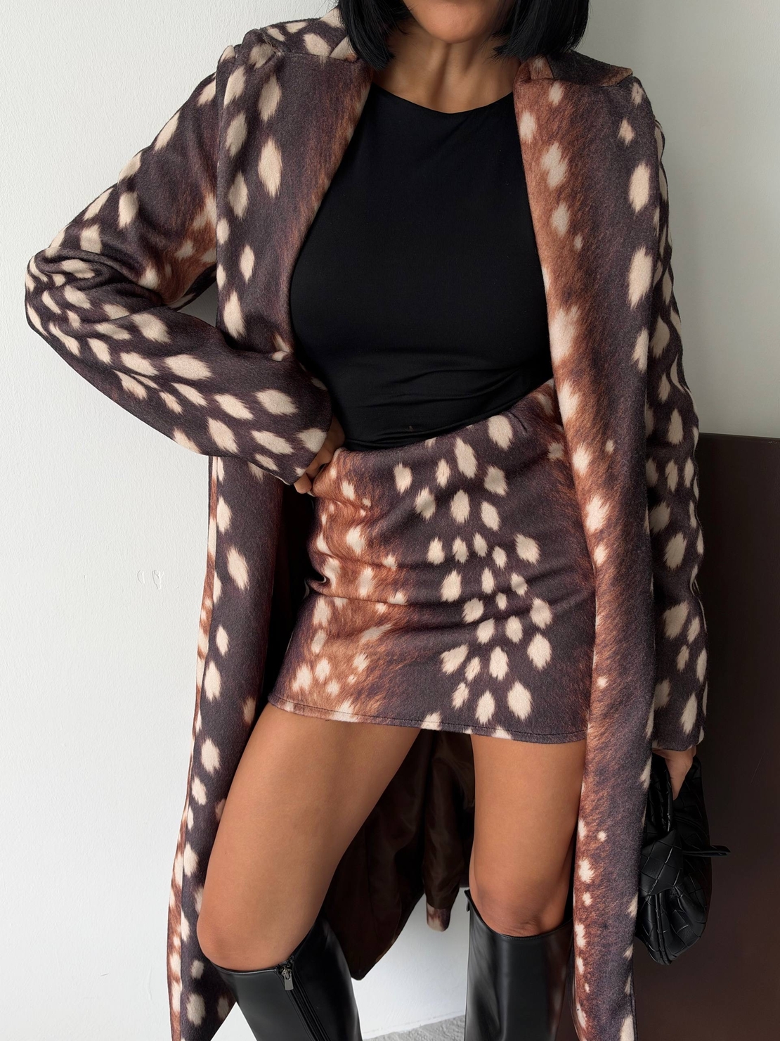 “  Leopard Chic “ - Палто и пола