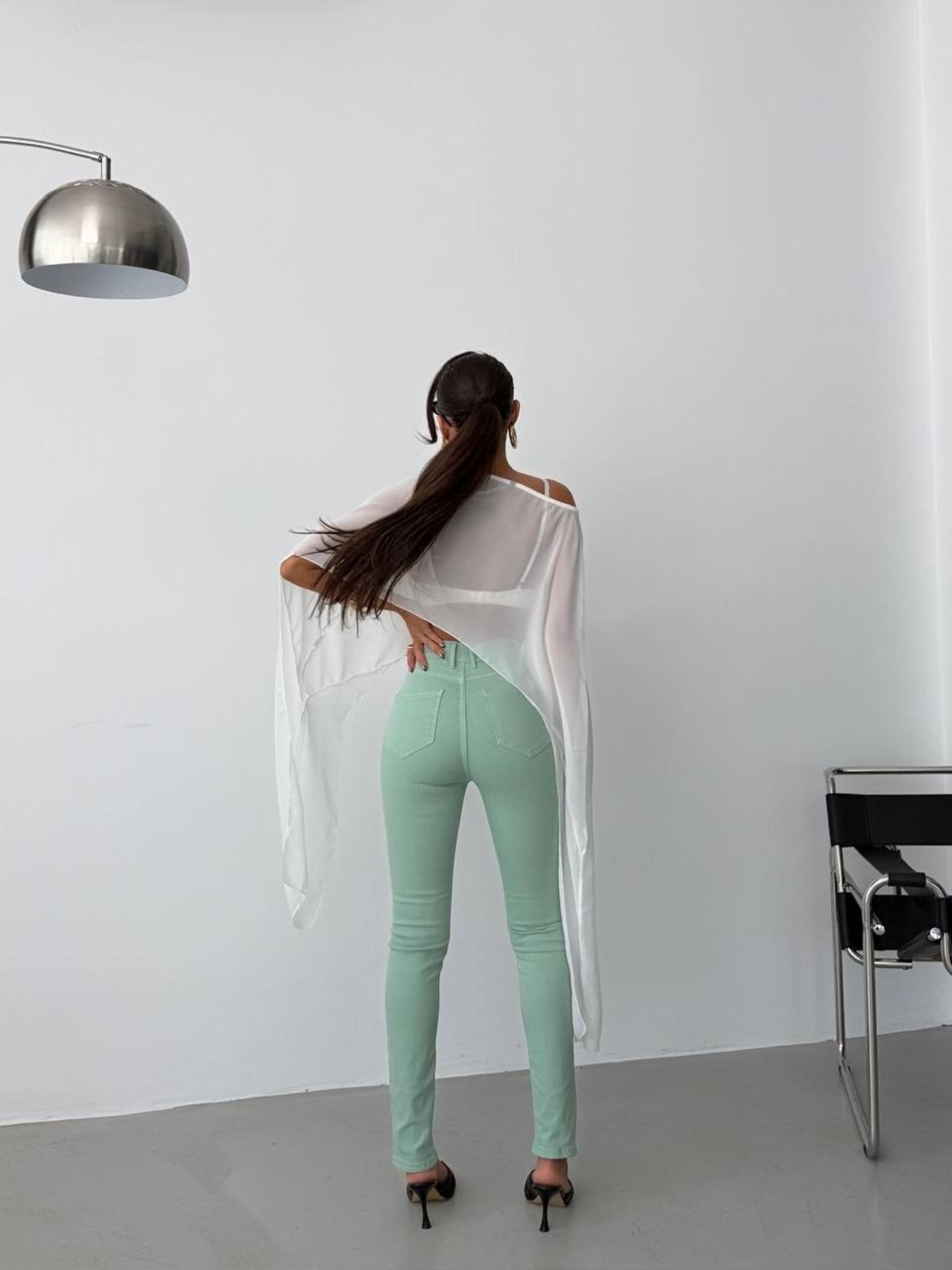 Mint Shape - Дънки с висока талия