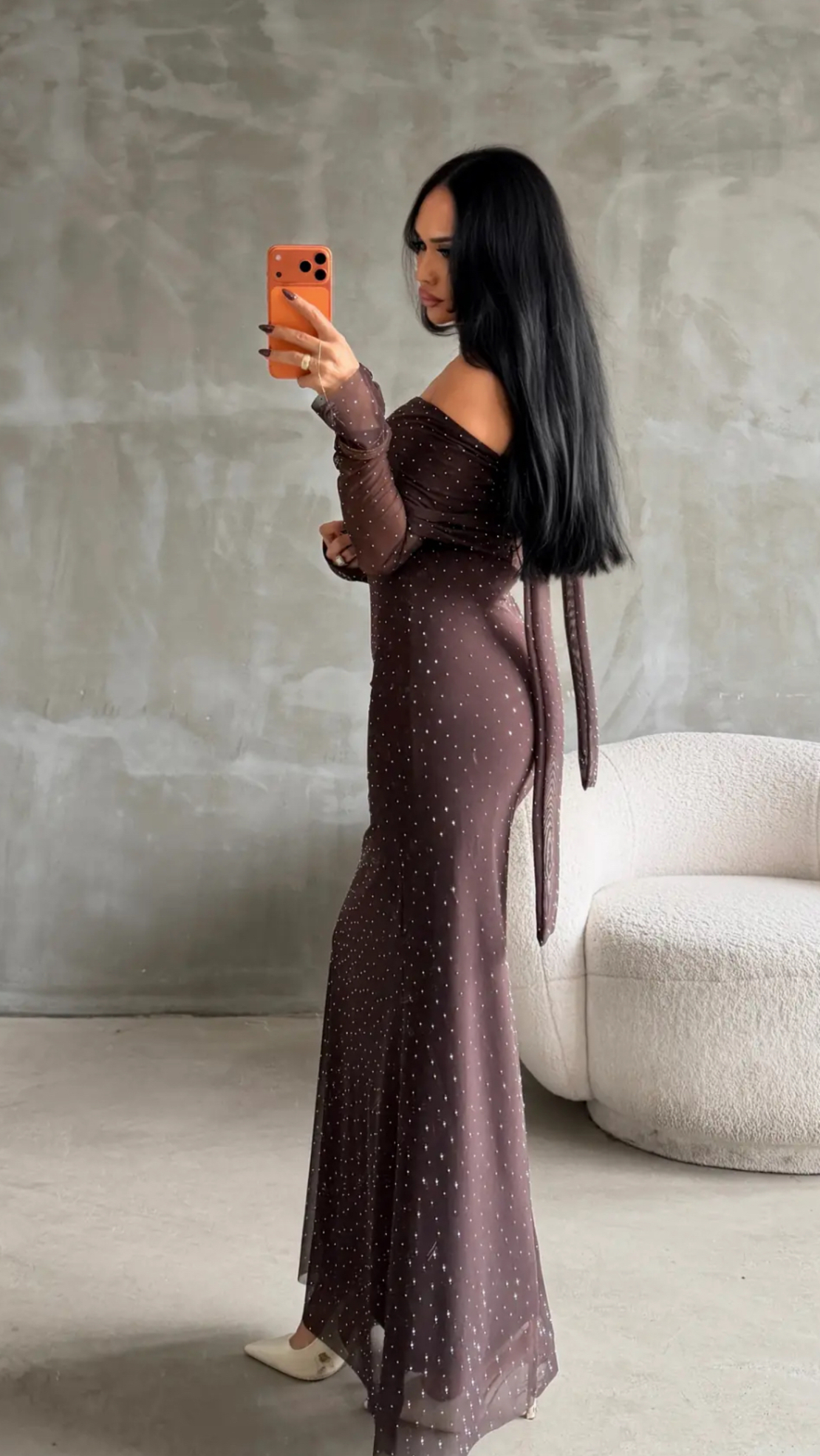 Рокля „Moonlight“ mocha