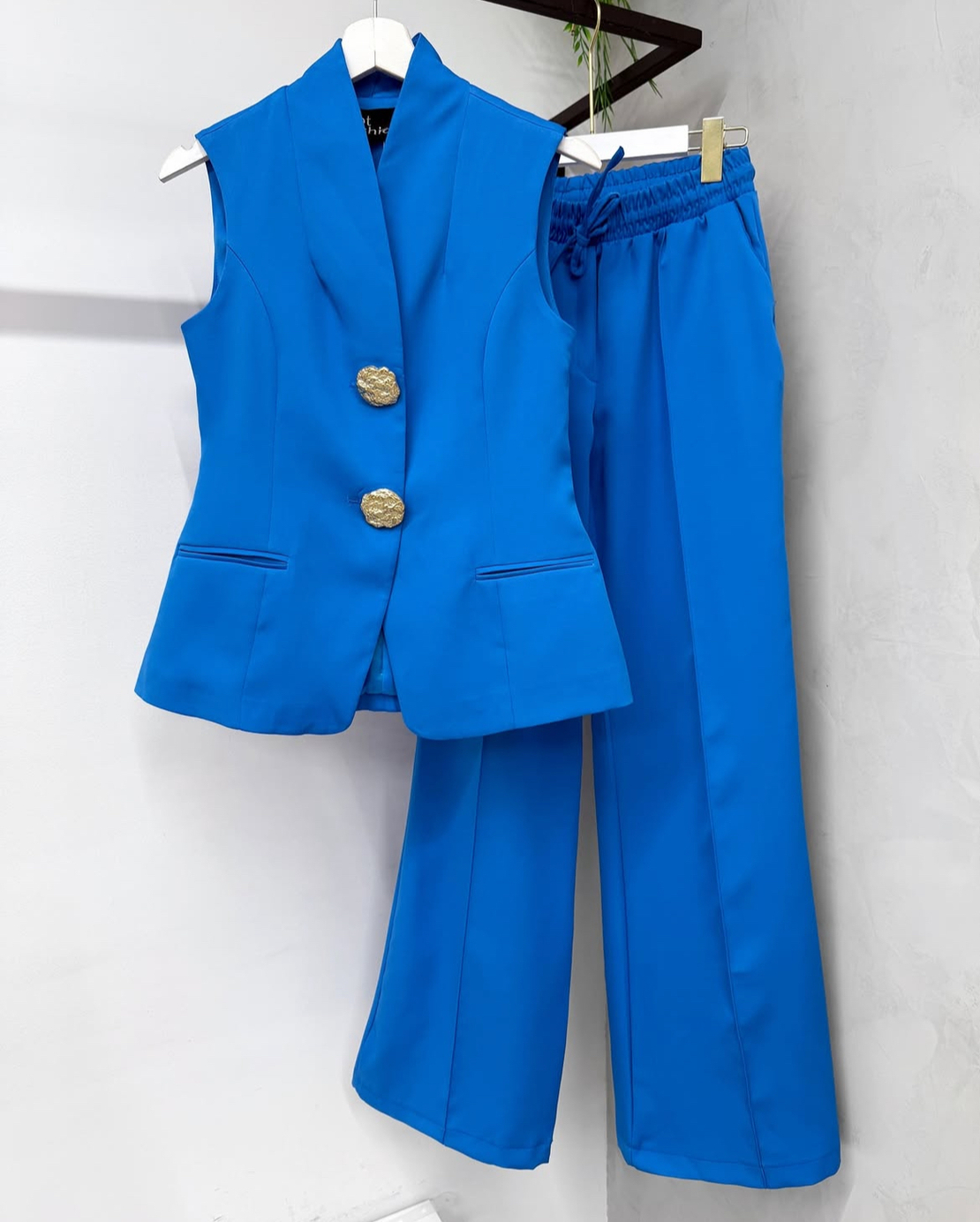 GOLD BUTTON Blue Костюм елек и панталон