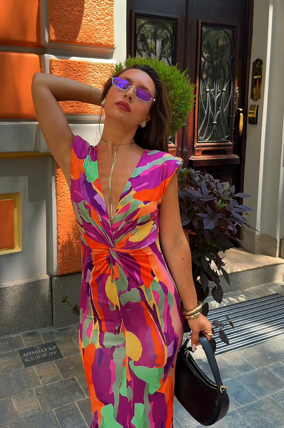 “ Sunset Mirage Maxi Dress” - дълга рокля