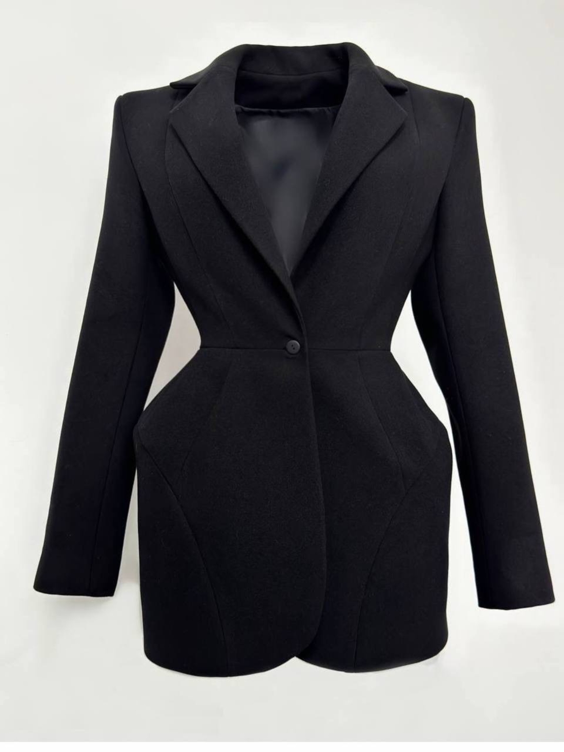 “Midnight” Power Blazer Dress