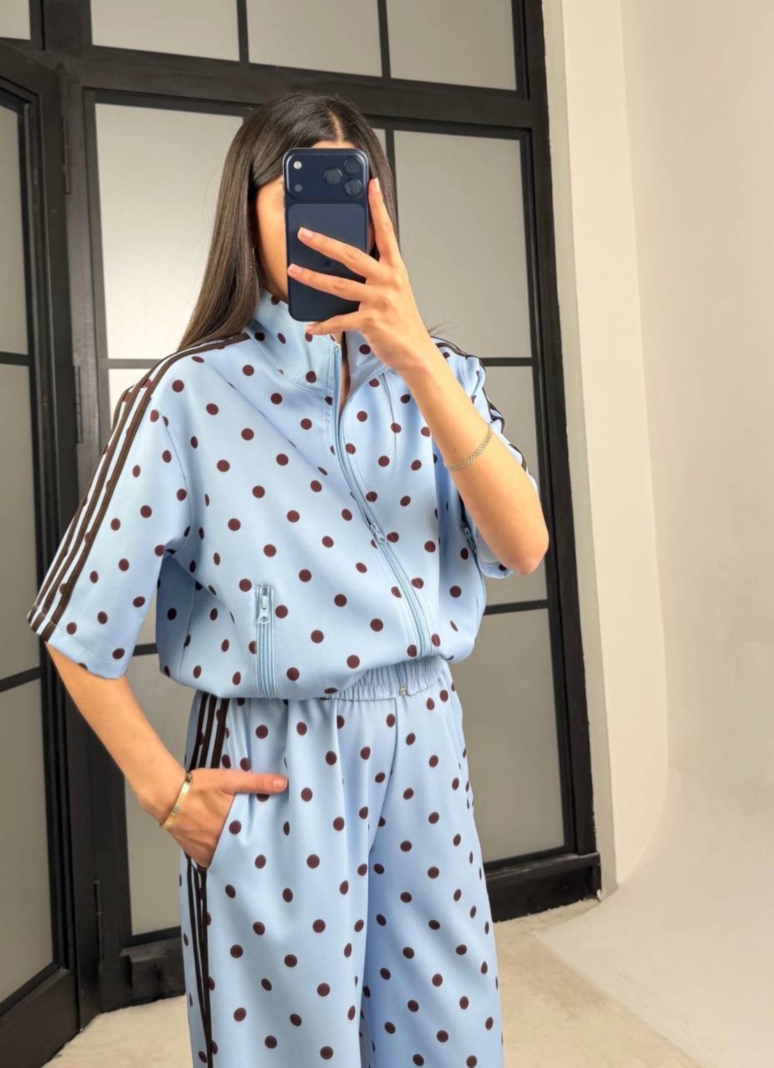 “Dots Vibe Set” blue - сет две части