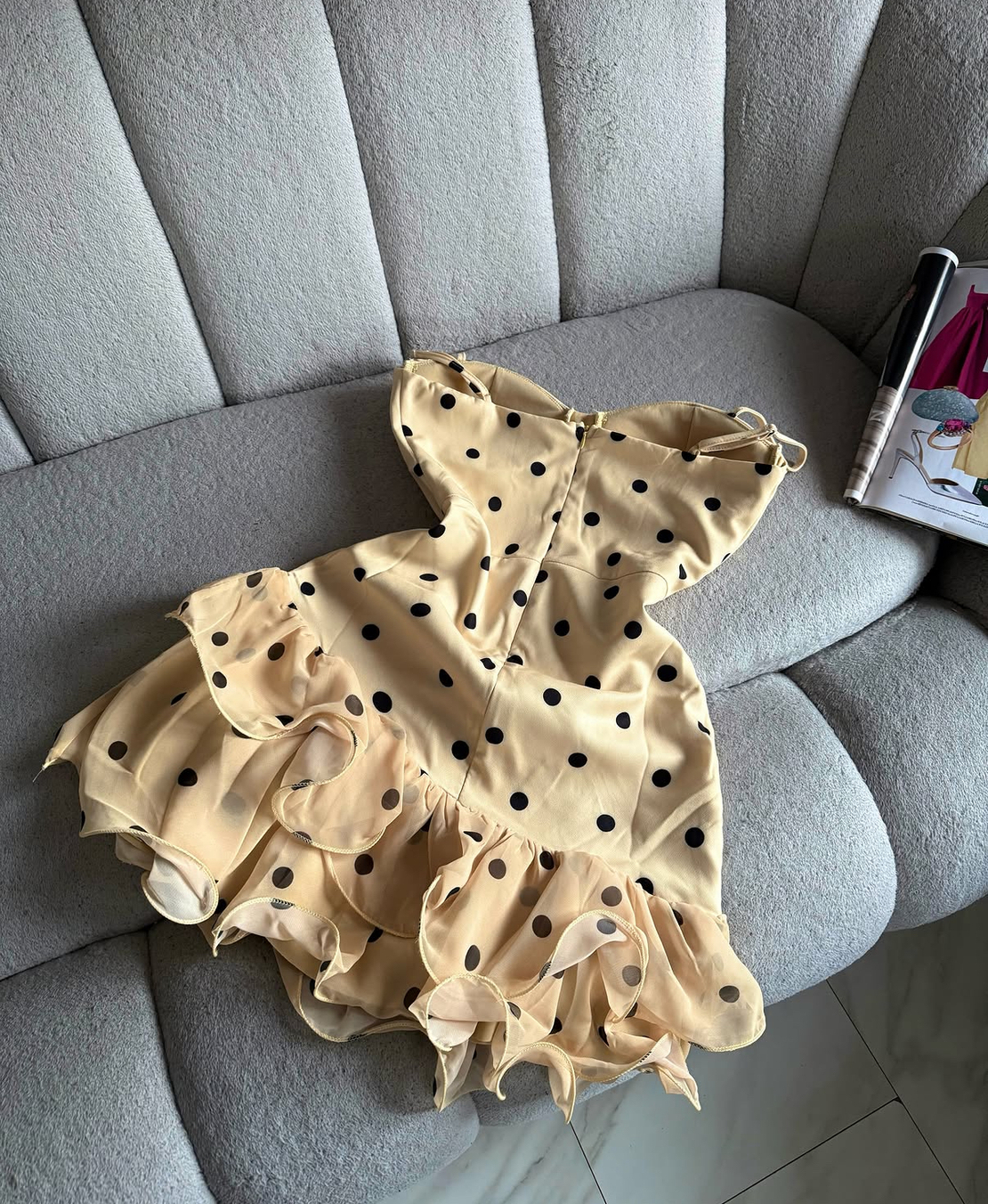 “ Affair Chic Dots” yellow - Рокля