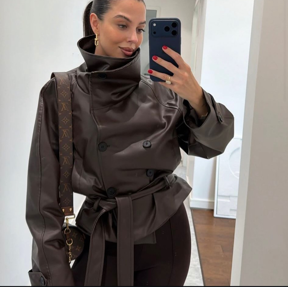 High Neck Commander – Кожено яке