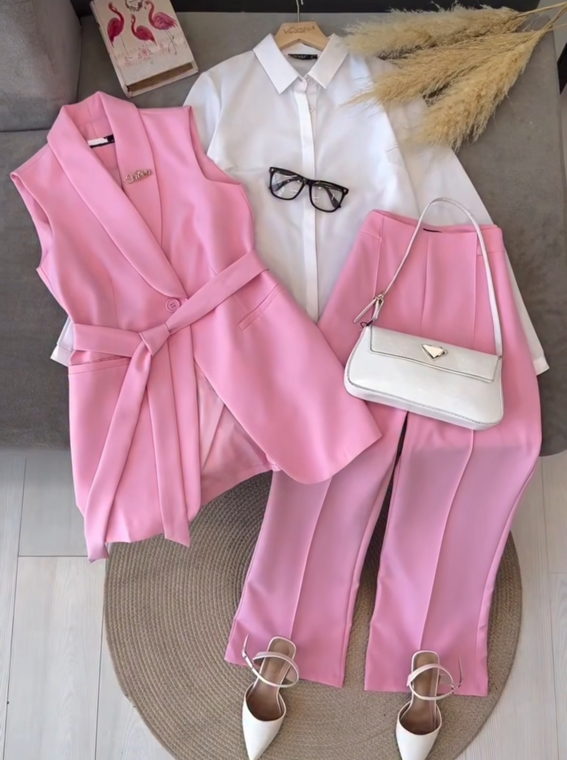 “Modern Tailor” Pink– Костюм Вдъхновен от Zara