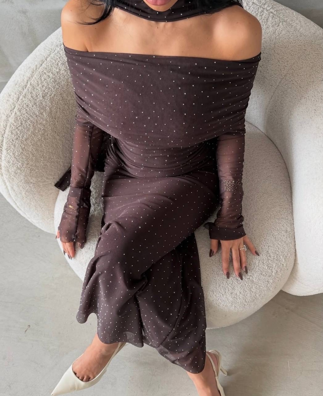 Рокля „Moonlight“ mocha