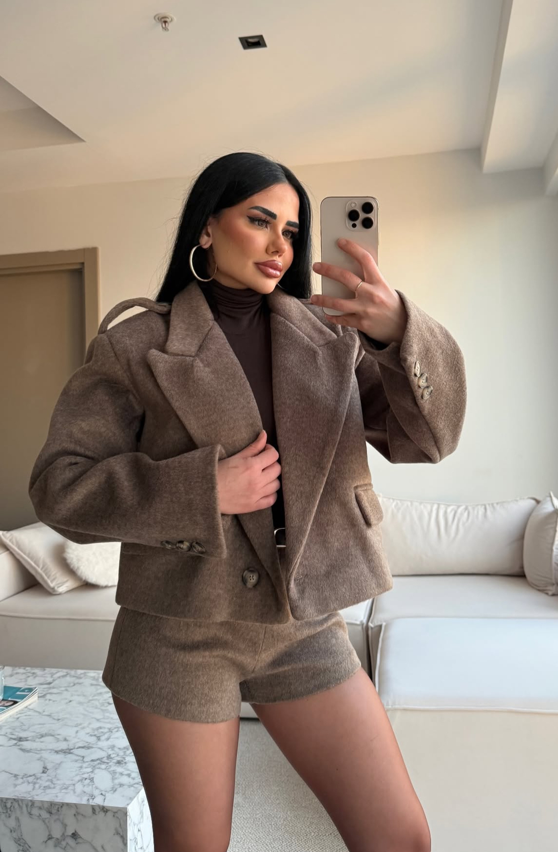 Milano Style Brown - Вълнено Сако и панталонки