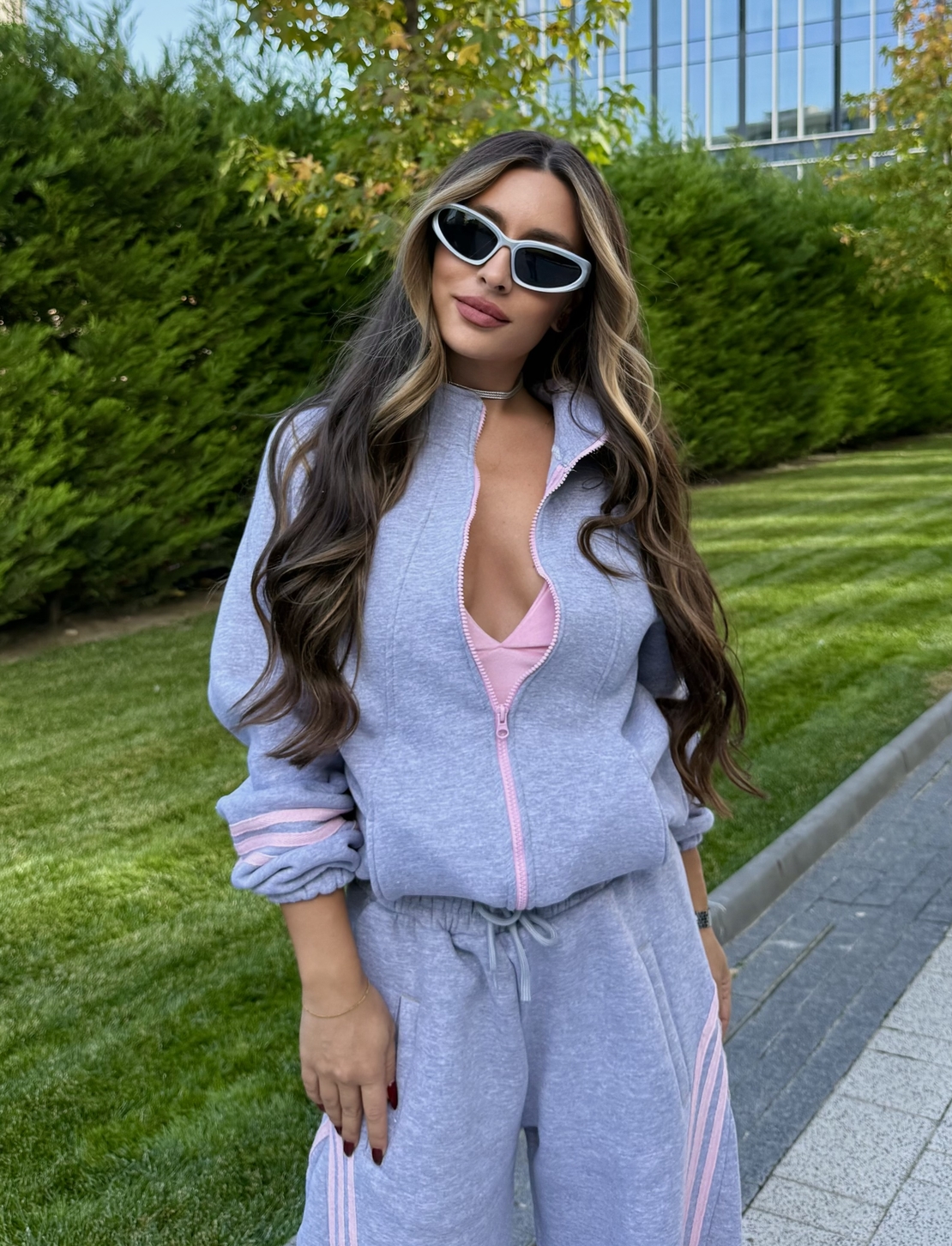 “ Urban Comfort” grey -  Спортен ватиран екип