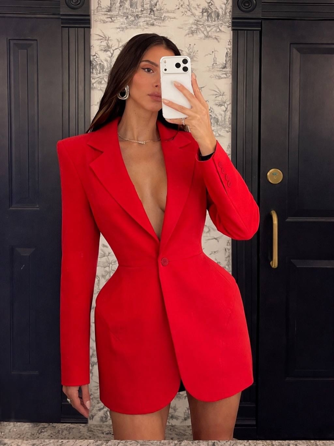 “Scarlet” Power Blazer Dress