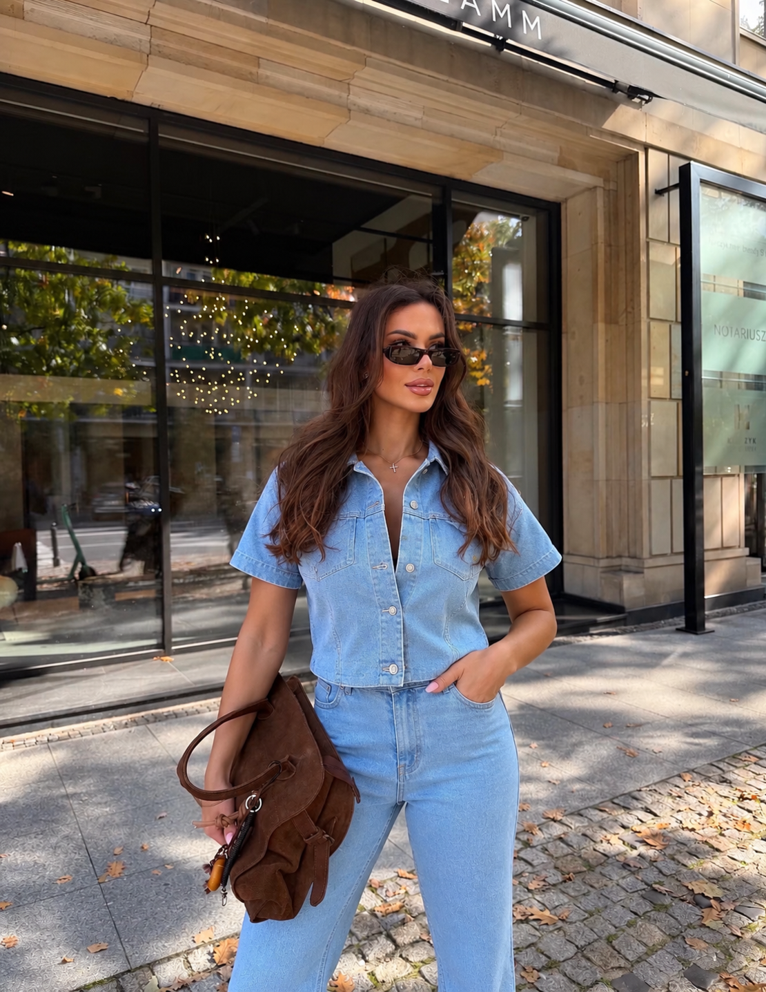“Denim Sky Set” - light blue - дънков комплект