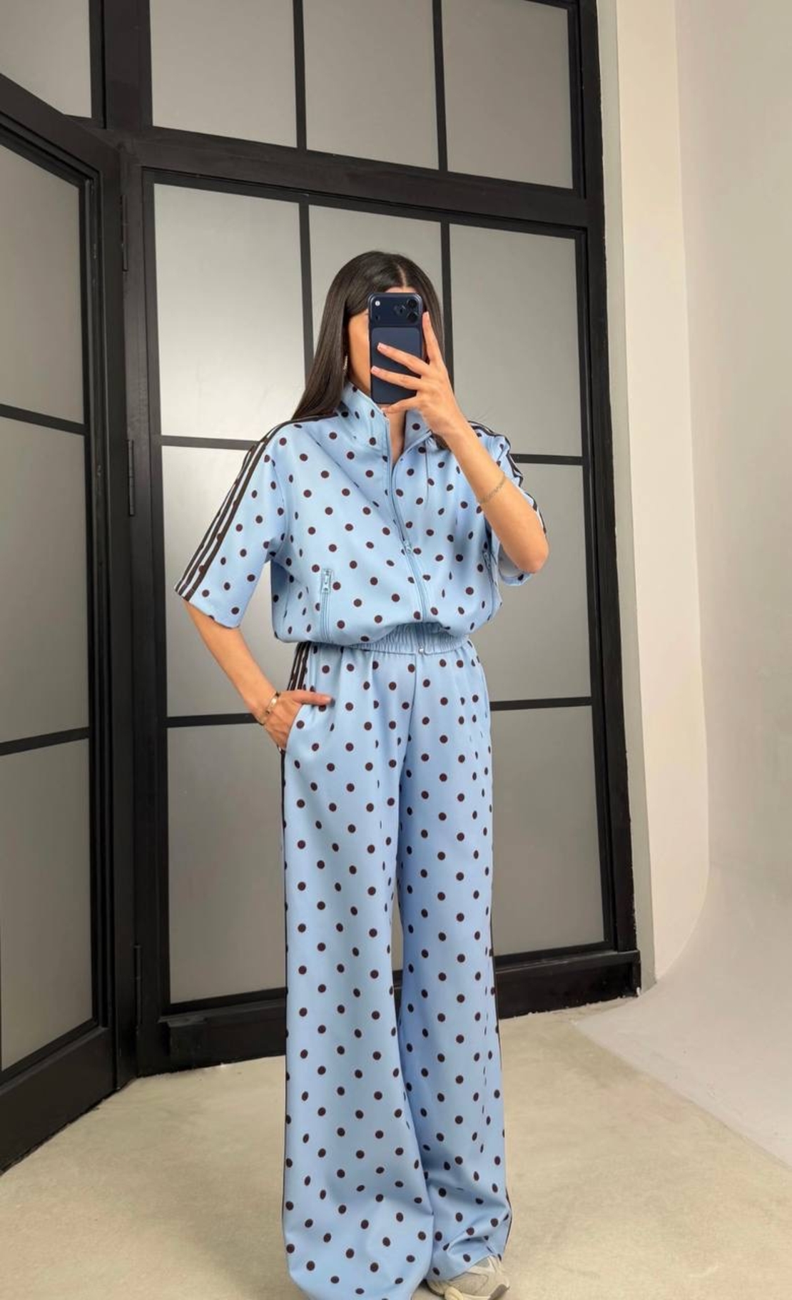 “Dots Vibe Set” blue - сет две части