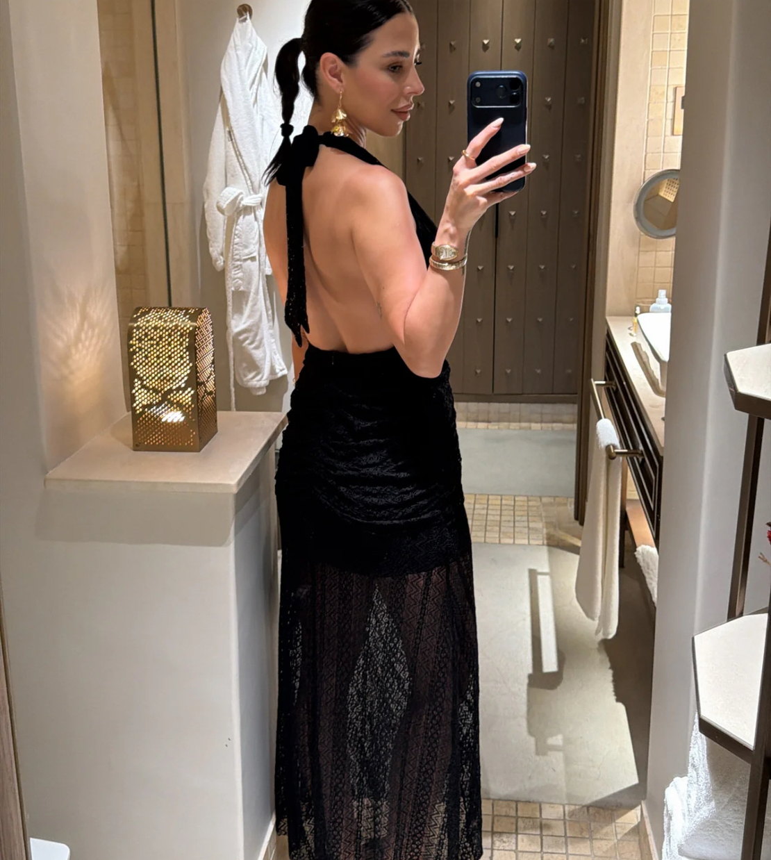 „Lace Muse“ black - Рокля