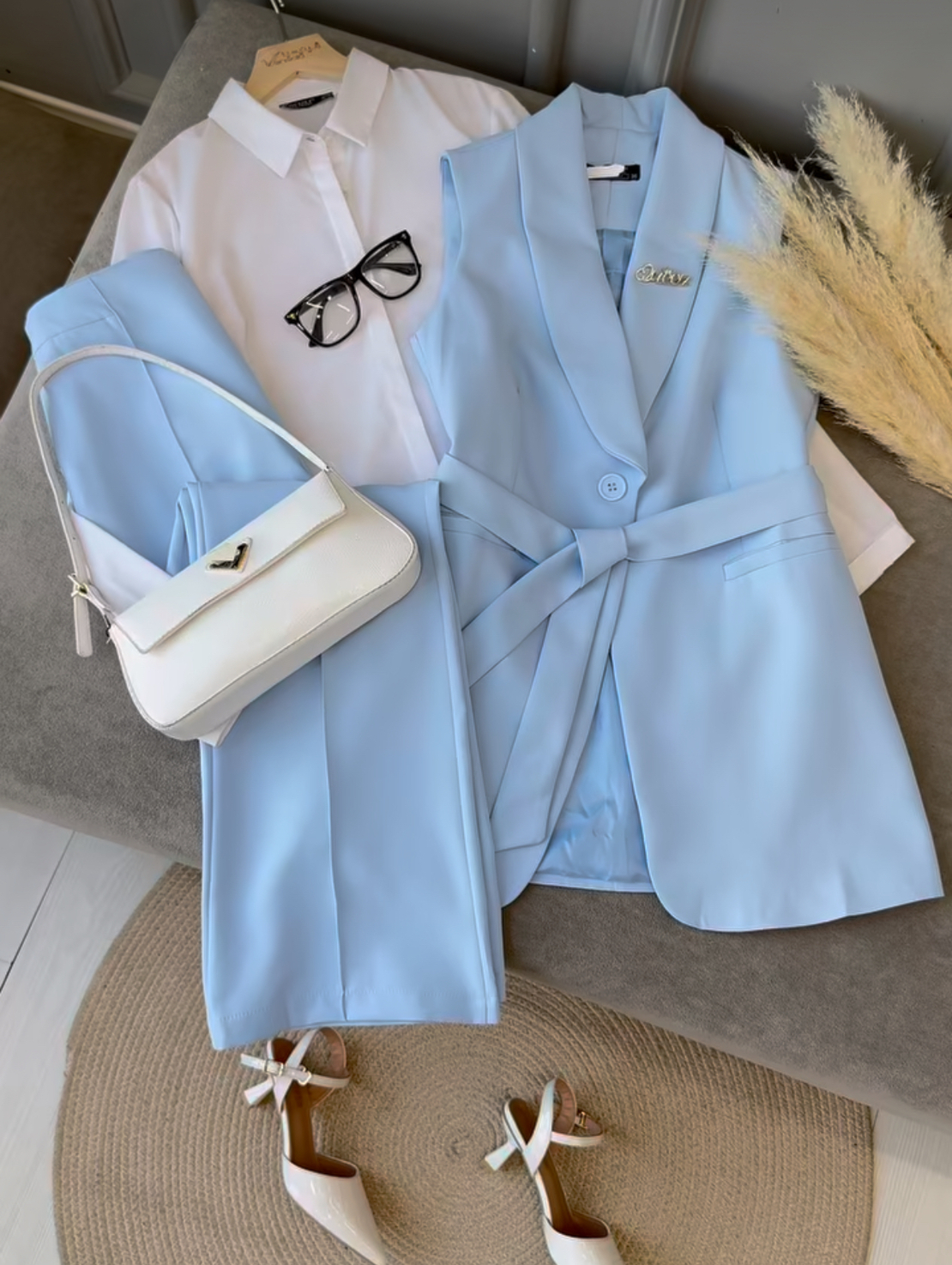 “Modern Tailor” Blue – Костюм  Вдъхновен от Zara