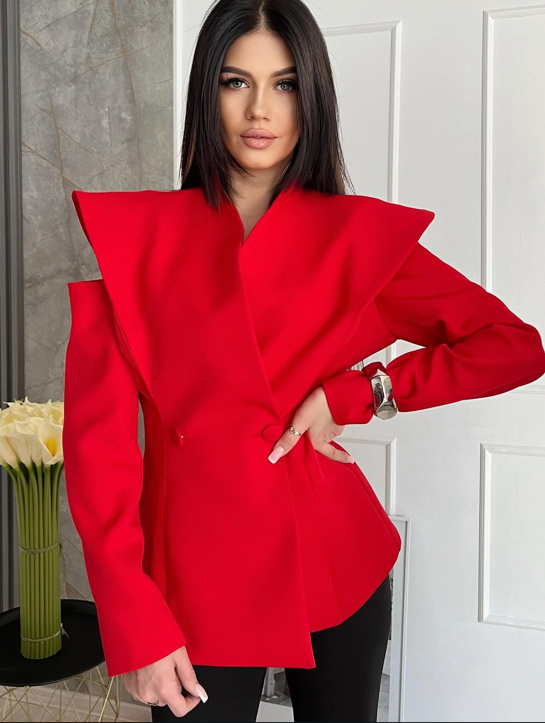 “Bella Chic”Red - Сако/Блейзър