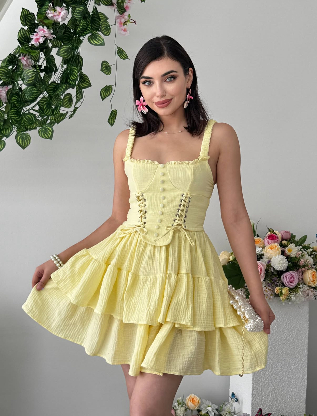 “Daisy “ yellow- Лятна рокля