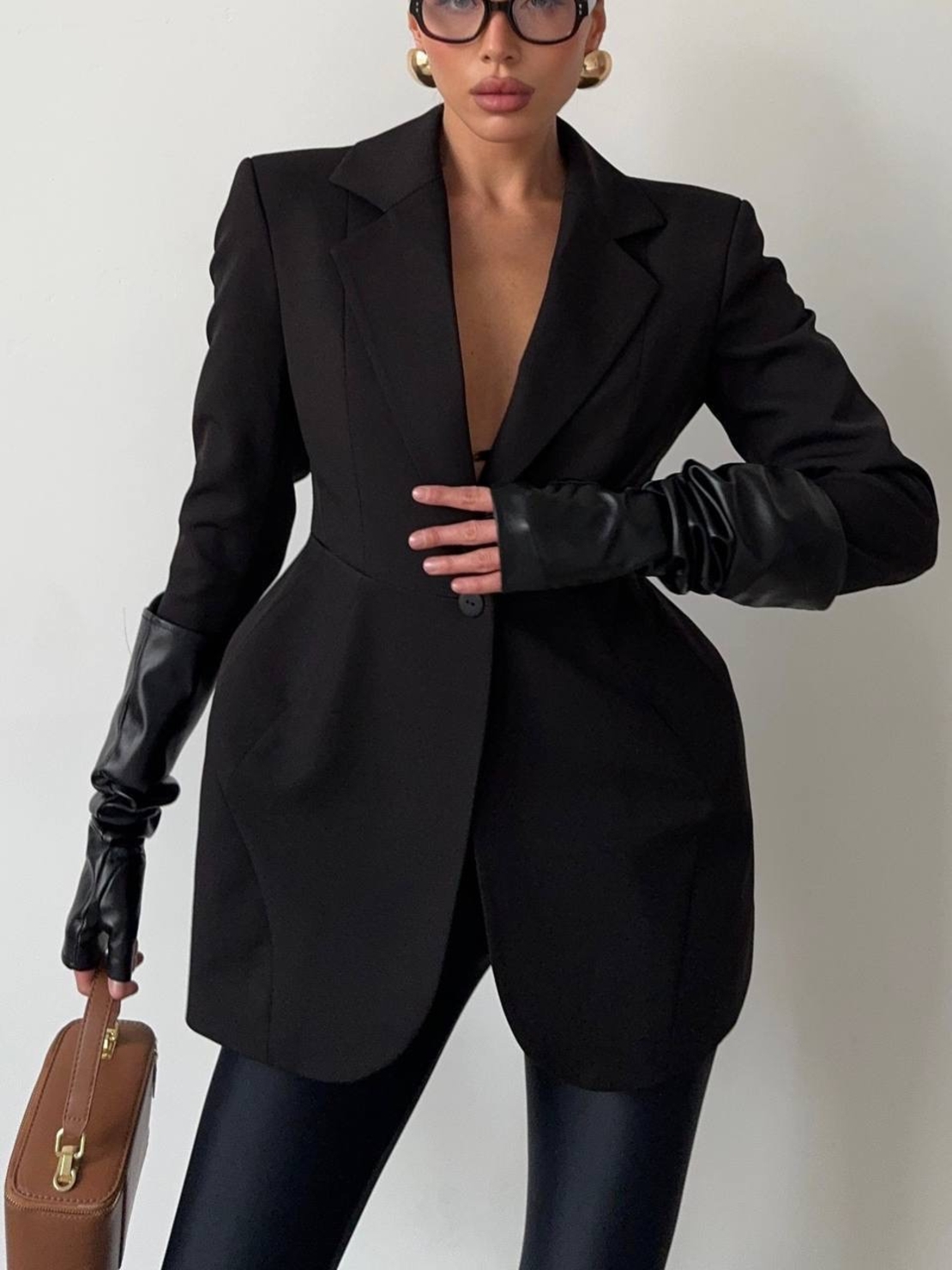 “Midnight” Power Blazer Dress