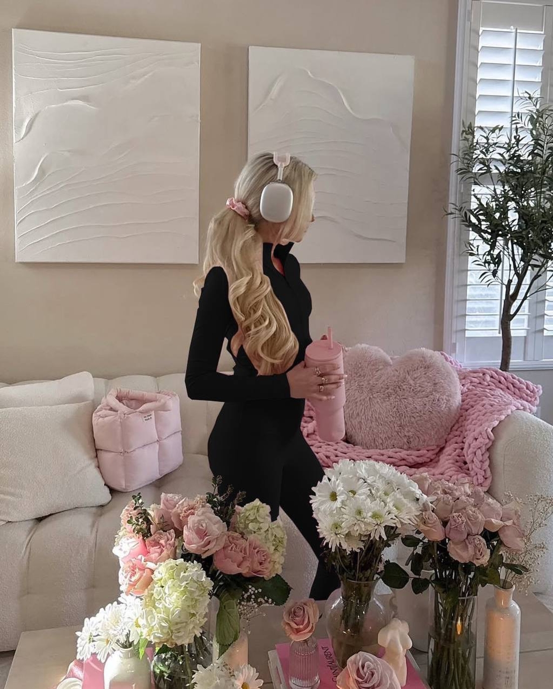 Спортен сет „ActiveFit“ Black – комплект от клин и блуза с цип