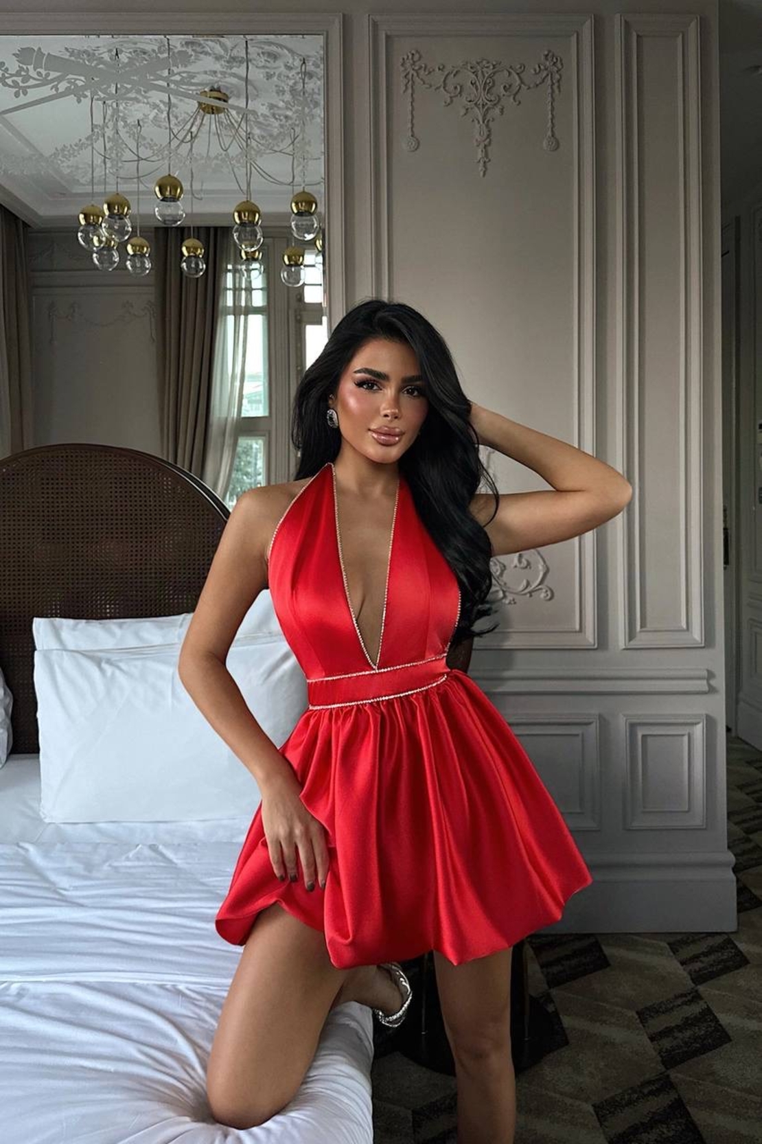 Рокля „Velvet Kiss“ Red