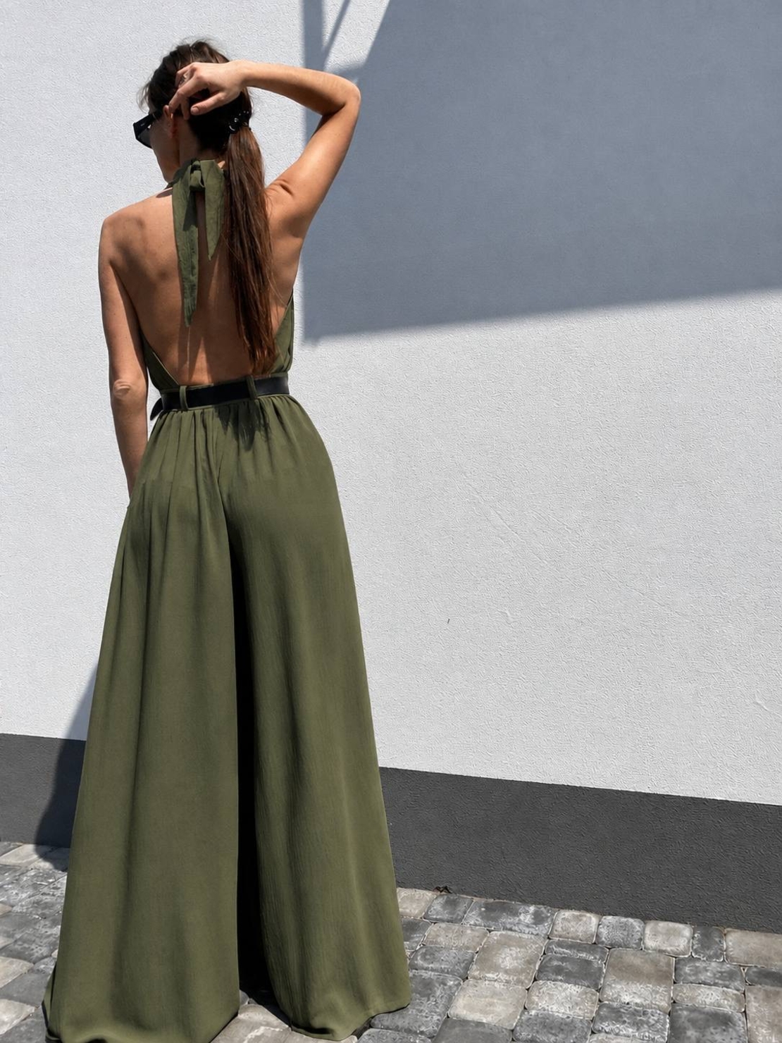 “HALTER ELEGANCE” green - гащеризон