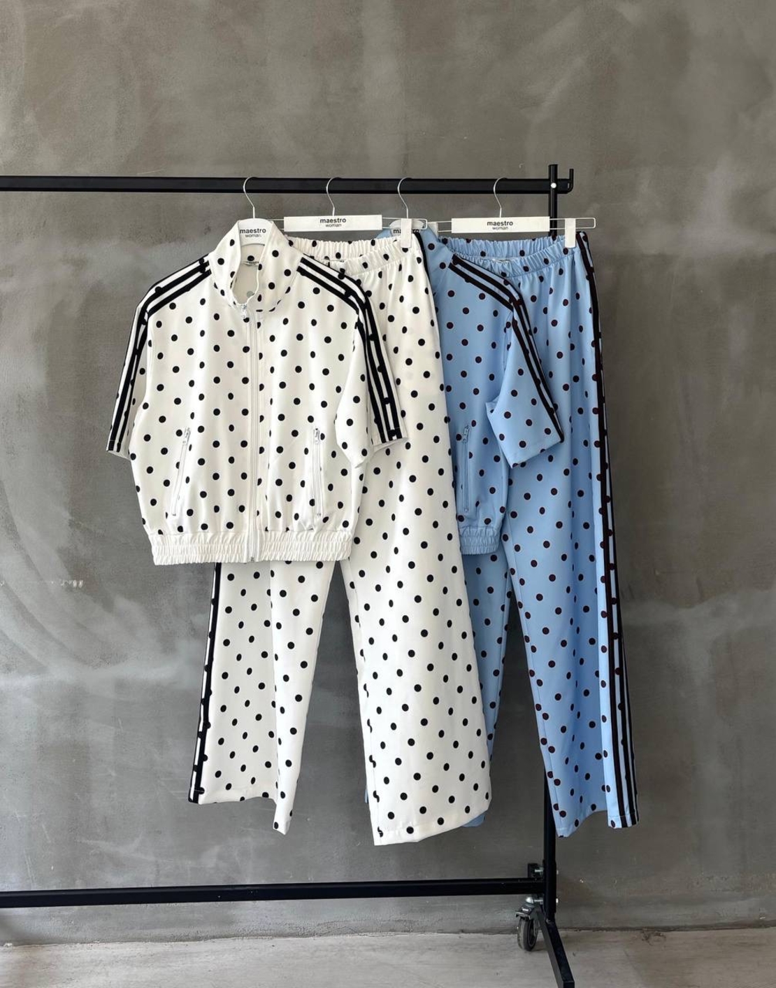 “Dots Vibe Set” white - сет две части