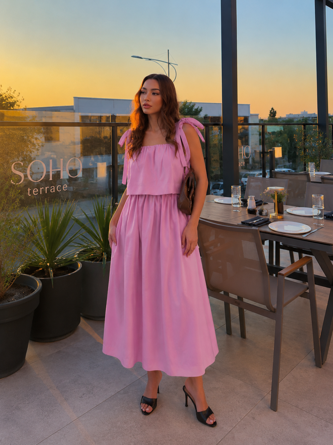 “ Rosé Breeze“ pink - ефирна лятна рокля