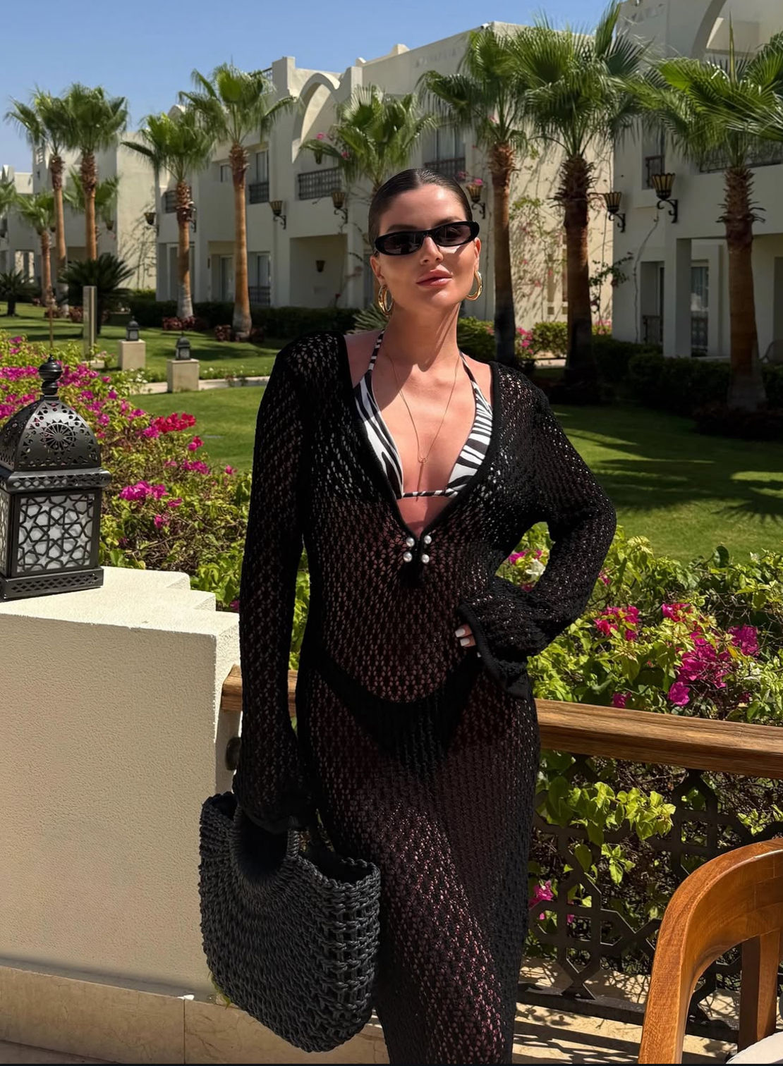 “ Oceana Backless” black – дълга плажна рокля