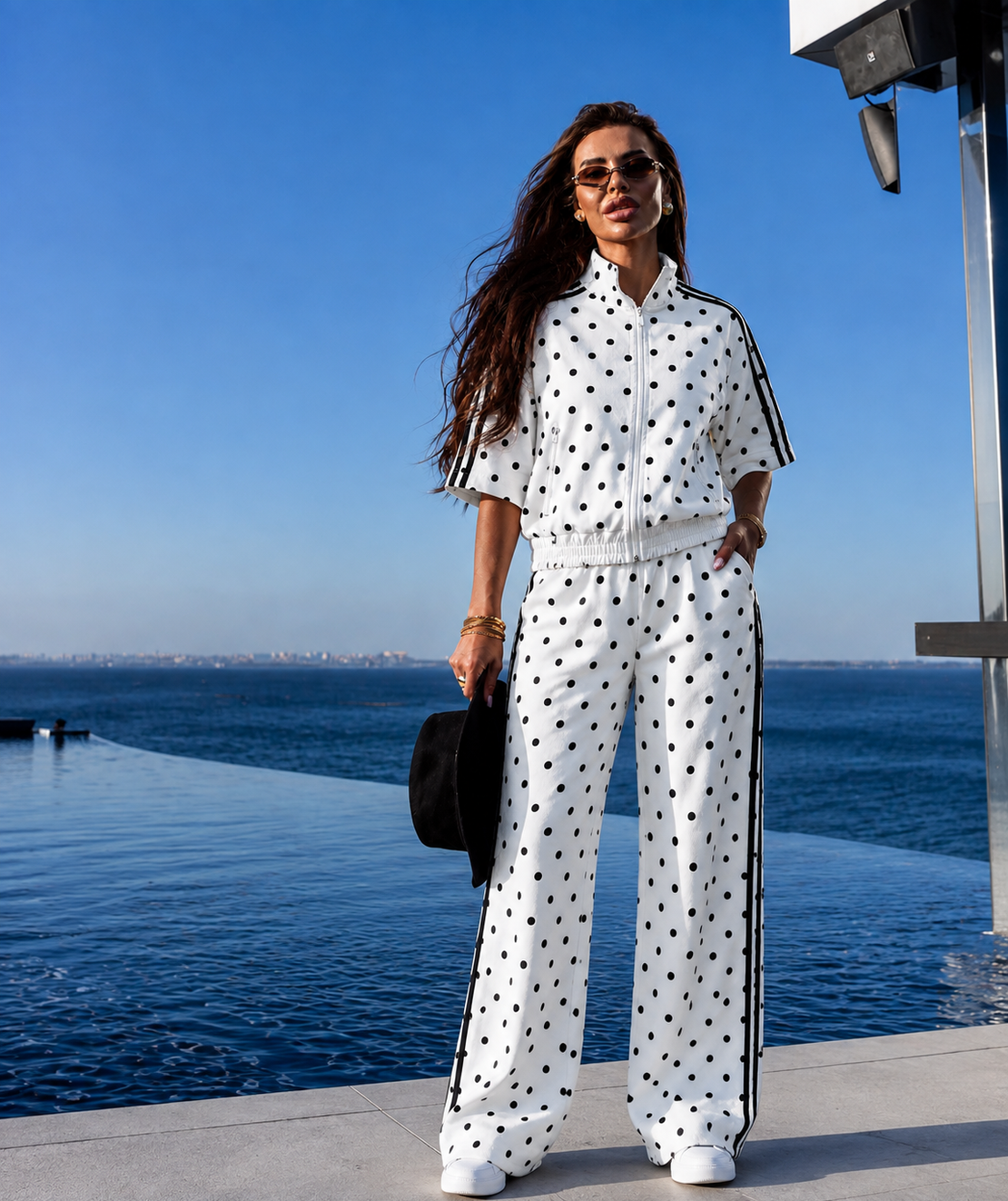 “ Dots Vibe Set” white - сет две части