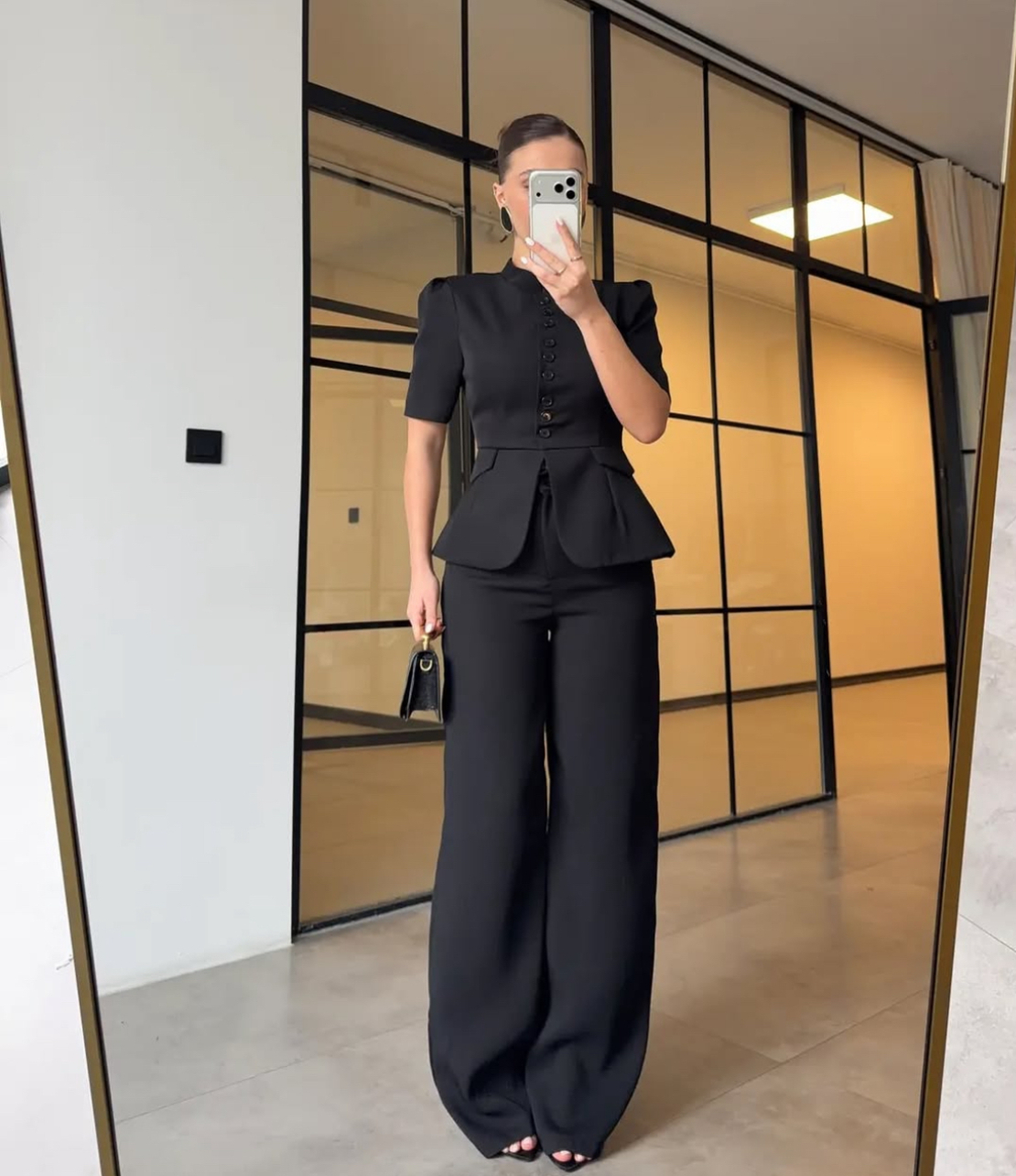 “Black Edition” Елегантен сет сако и панталон