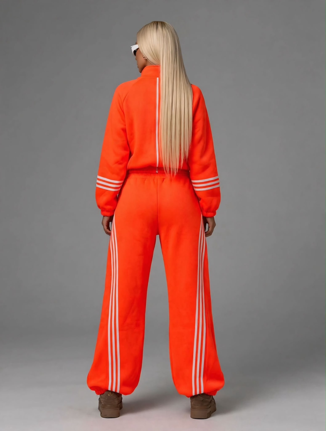 “ Urban Comfort” orange - Спортен ватиран екип
