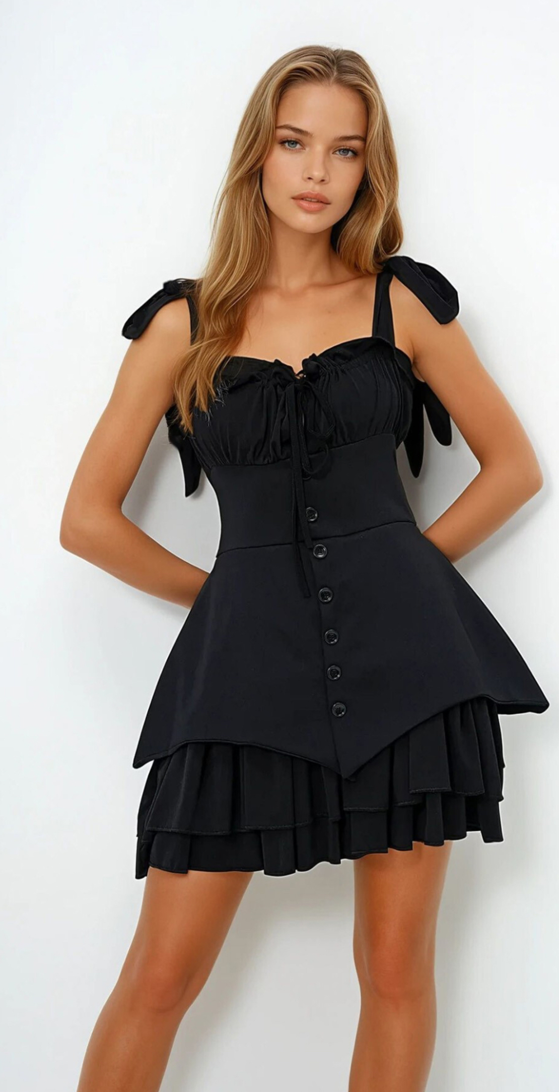 Мини рокля Black