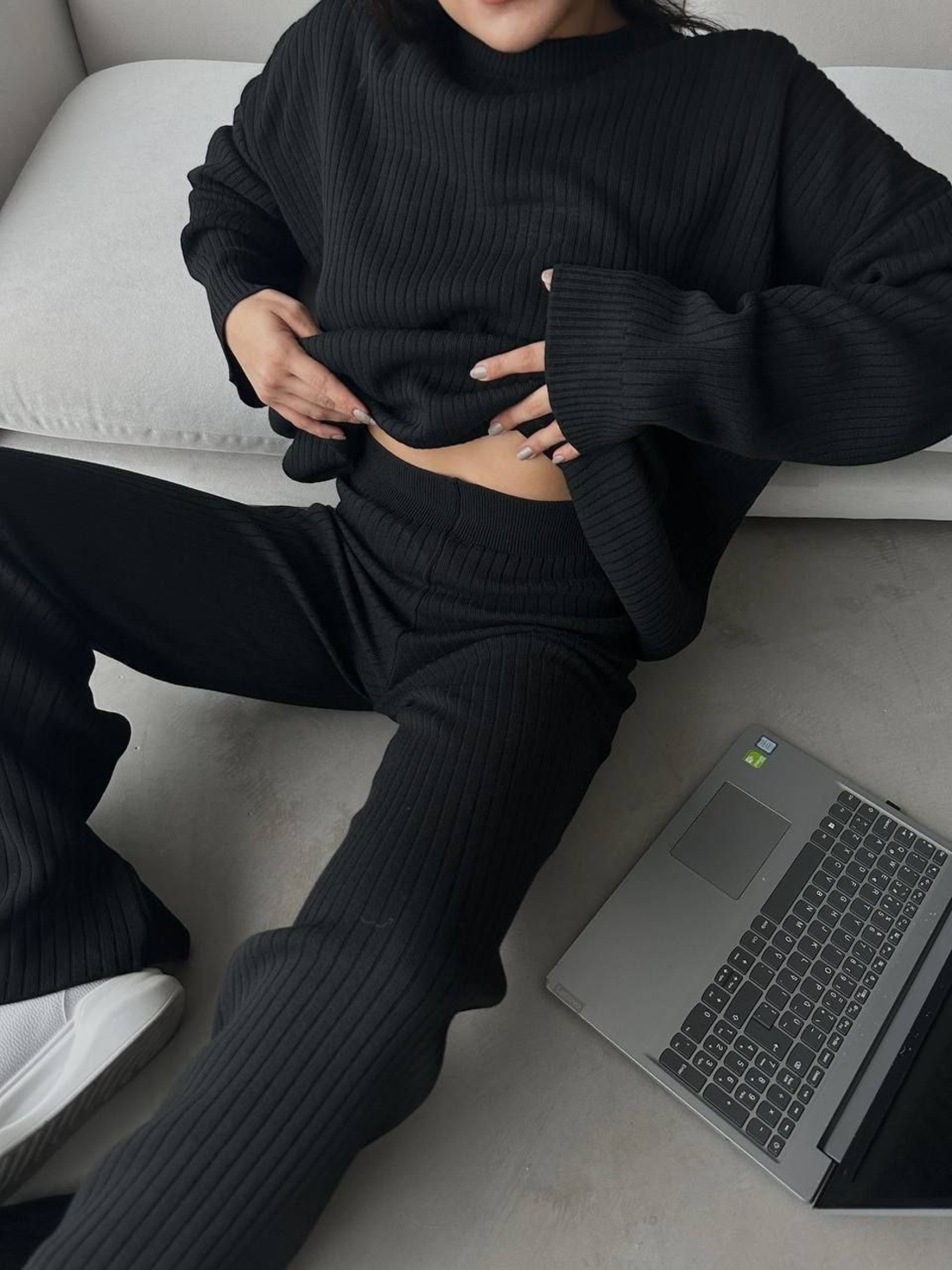 Комплект от финно плетиво Black