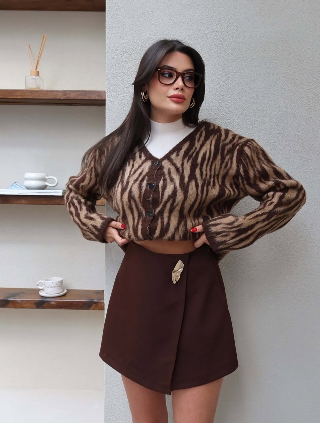 Grace Mocha- Пола-панталонки