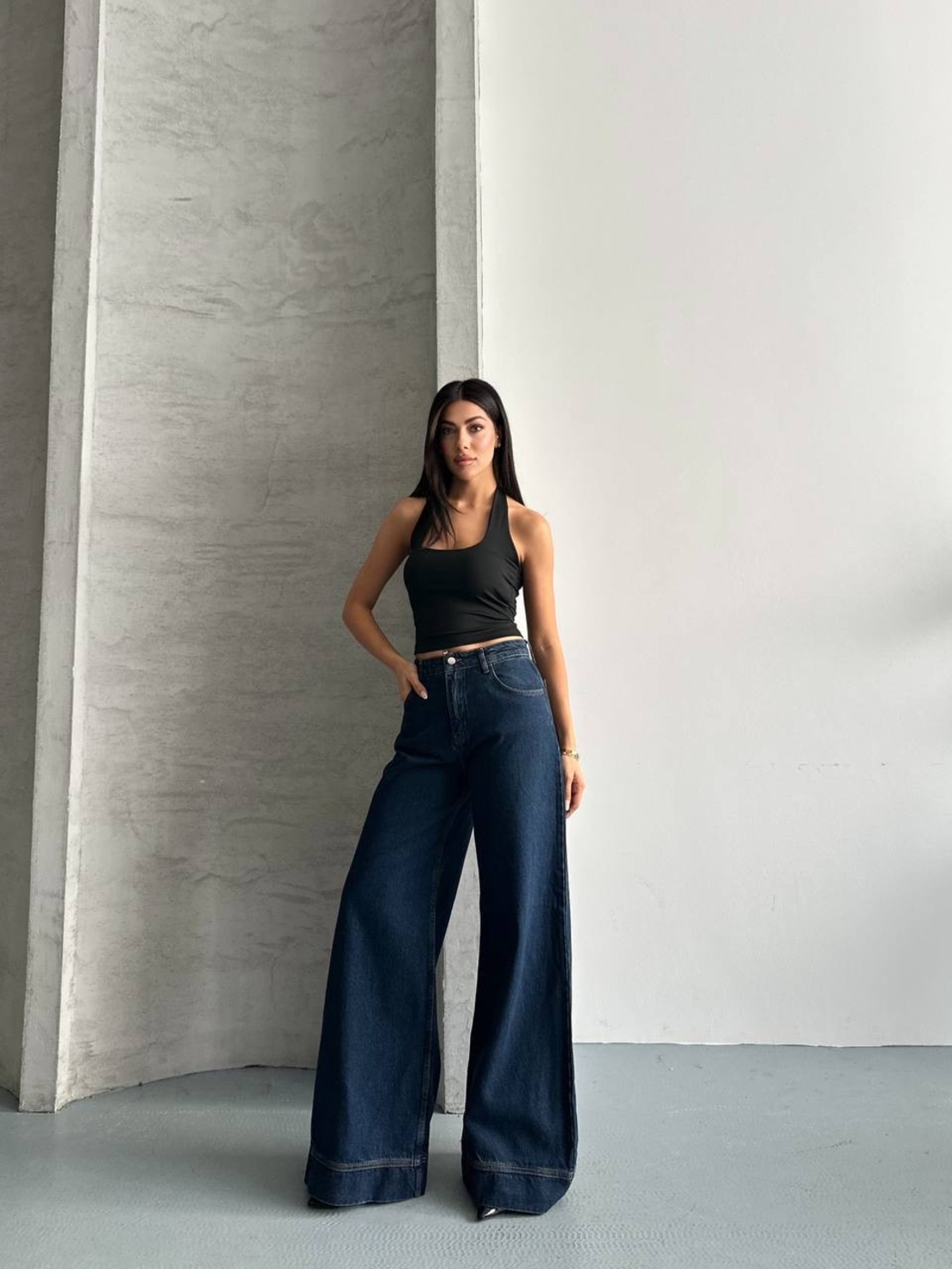 Дънки - Wide Leg Denim Icon