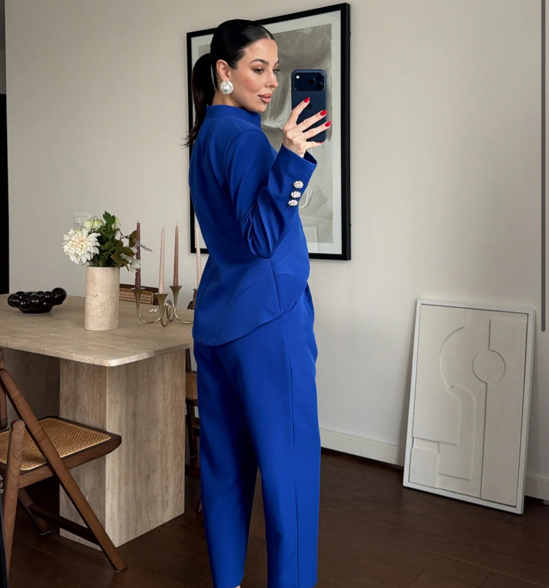 “Royal Blue Elegance” - костюм сако и панталон