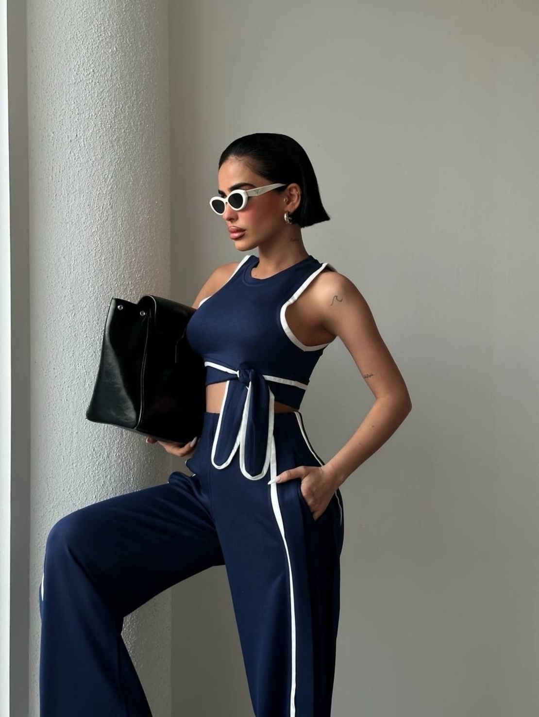 “SPORTY CHIC LINE” blue - комплект топ и долнище