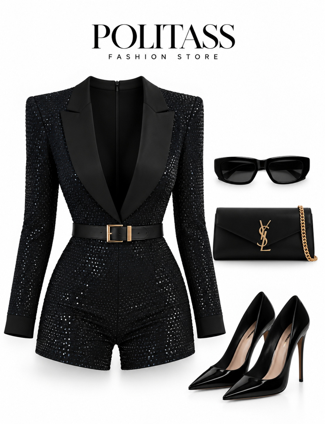 “ Noir Glam “ гащеризон
