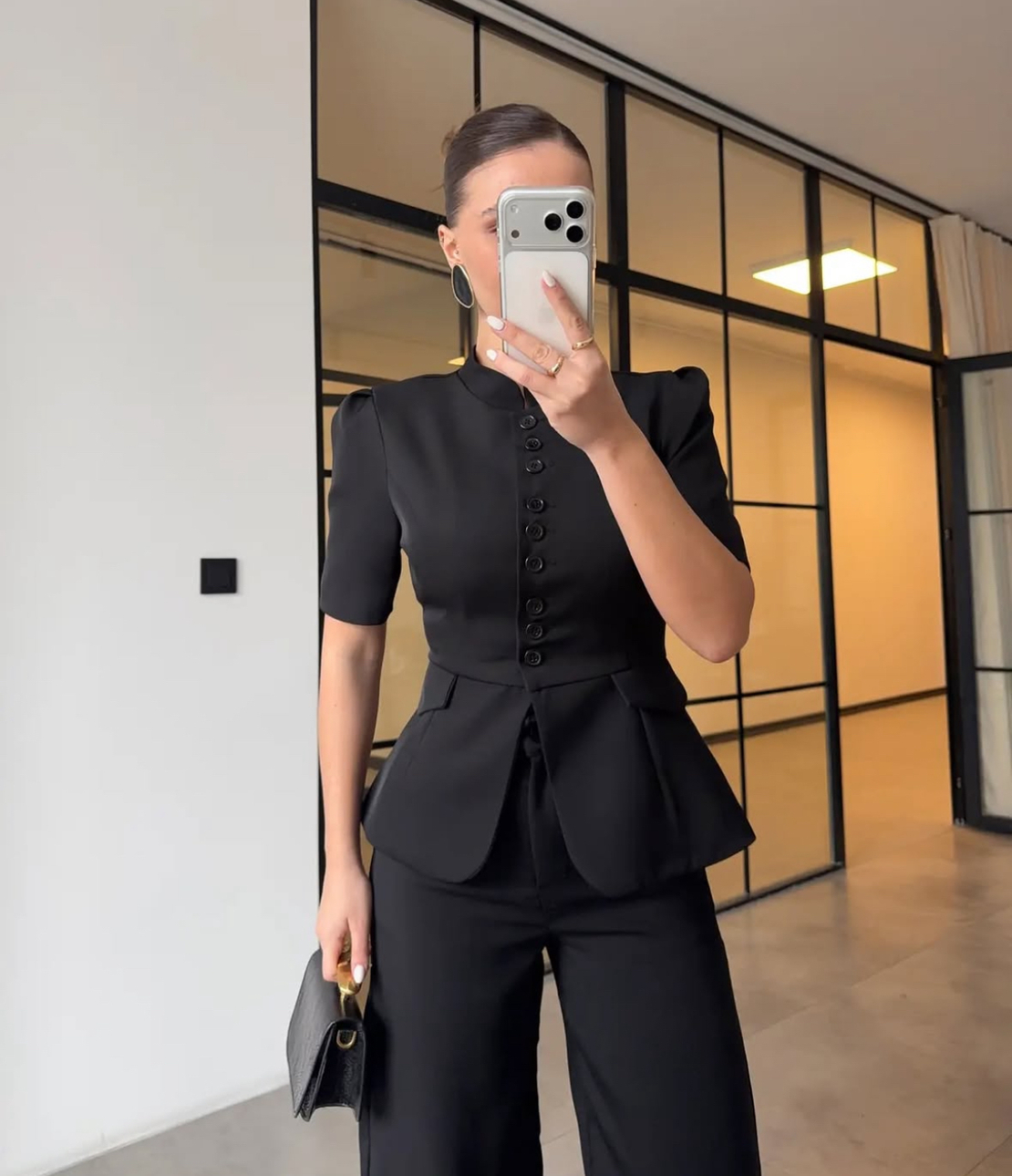 “Black Edition” Елегантен сет сако и панталон