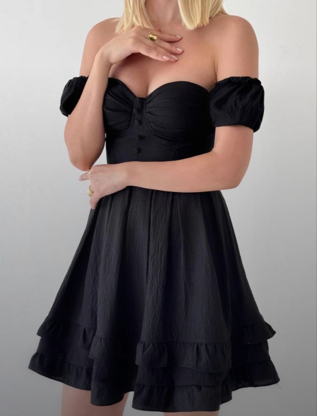 Рокля “Барби” – корсетна елегантност Black