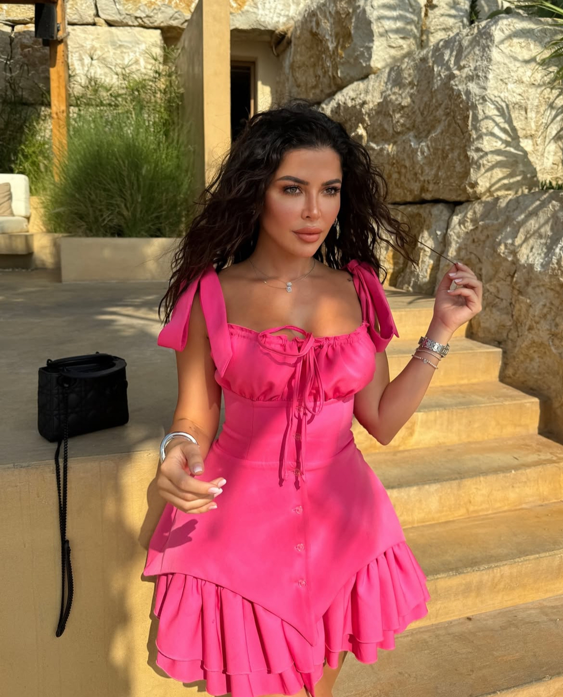 Рокля тип Корсет Pink