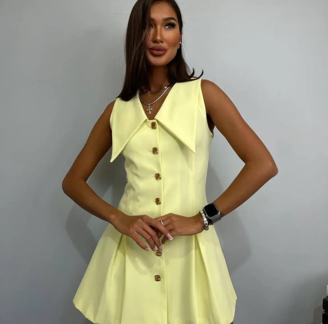 Luxe Dress в жълто