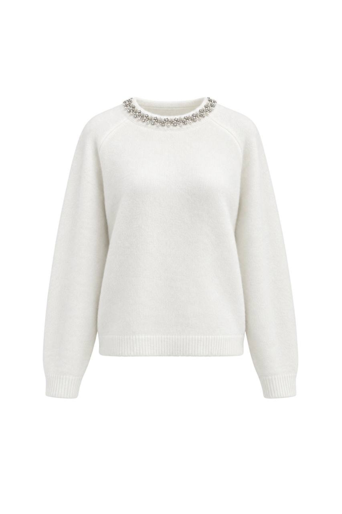 “ Pearl Grace Sweater “ white - Пуловер