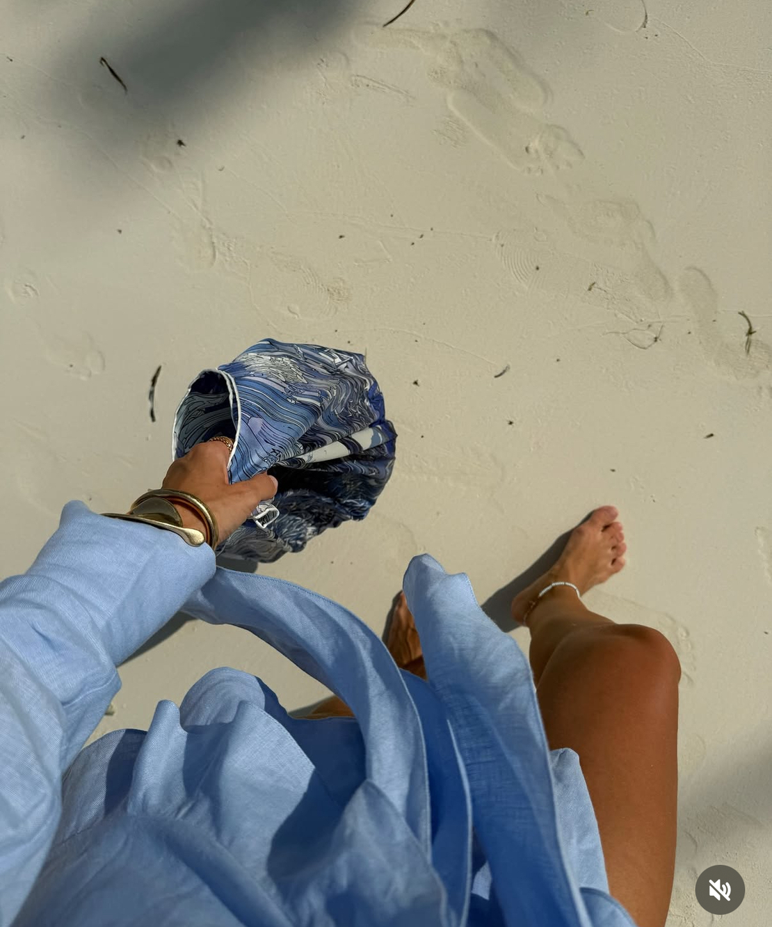 SUMMER WRAP Blue риза-рокля