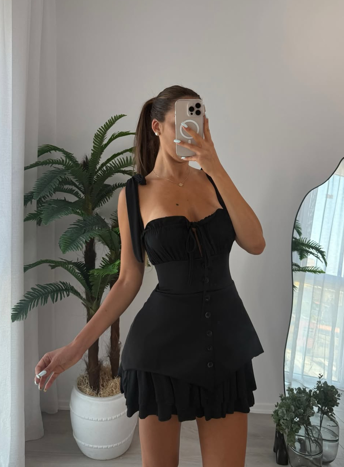 Рокля тип Корсет Black