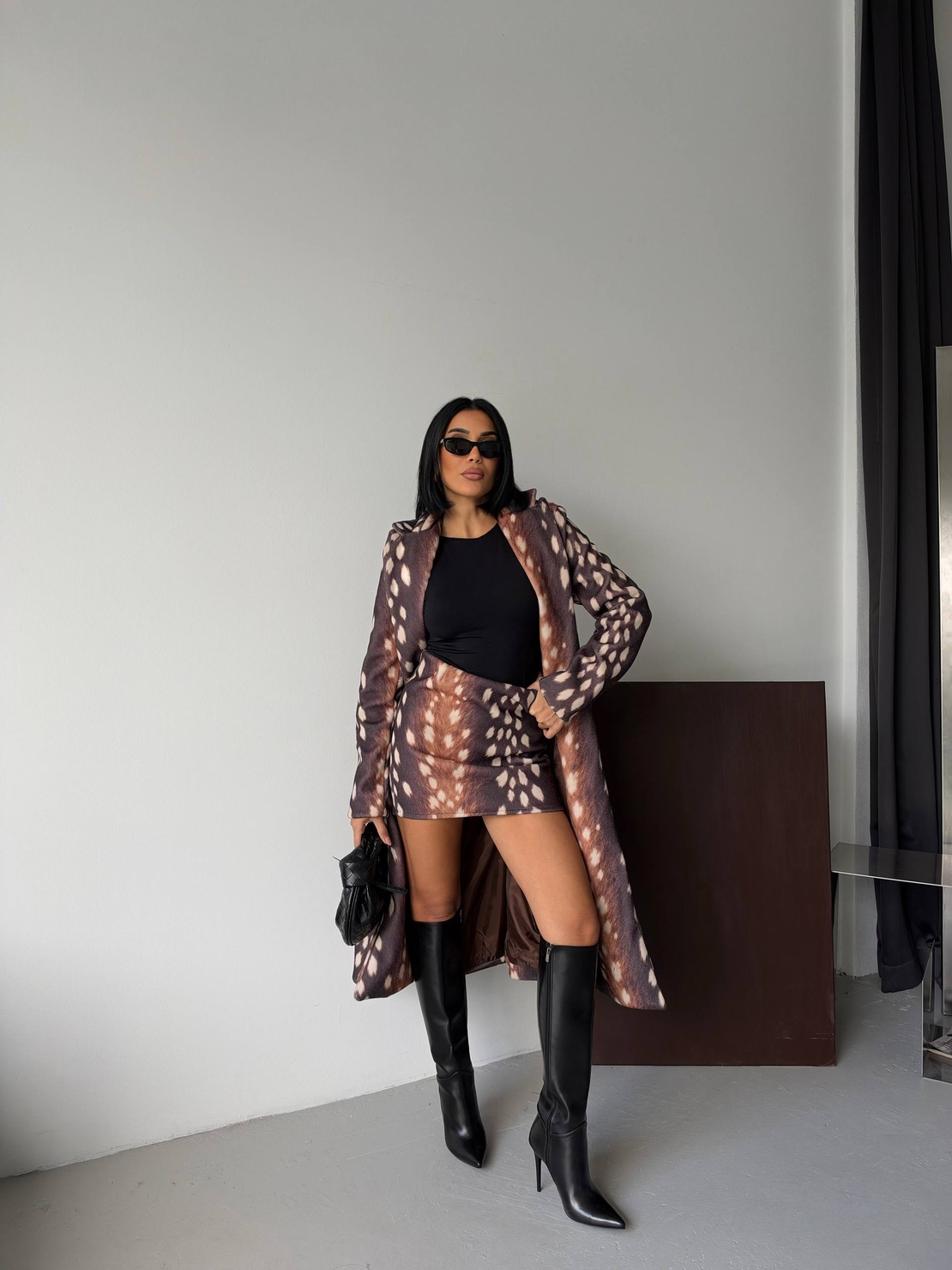 “  Leopard Chic “ - Палто и пола