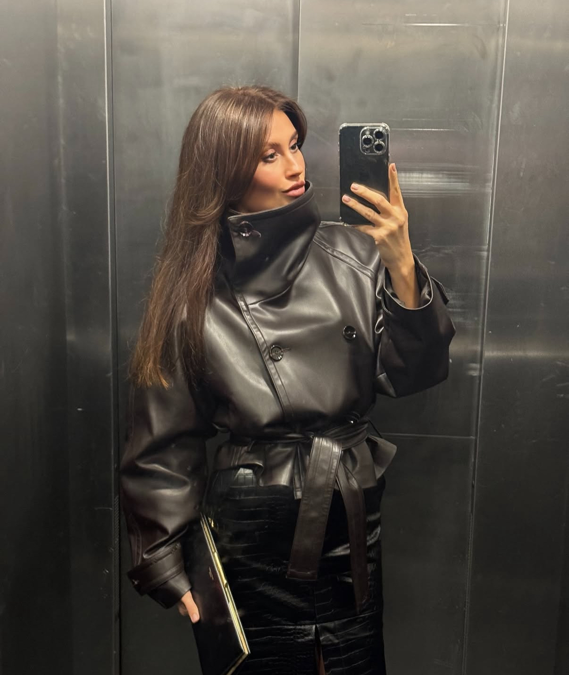 High Neck Commander – Кожено яке