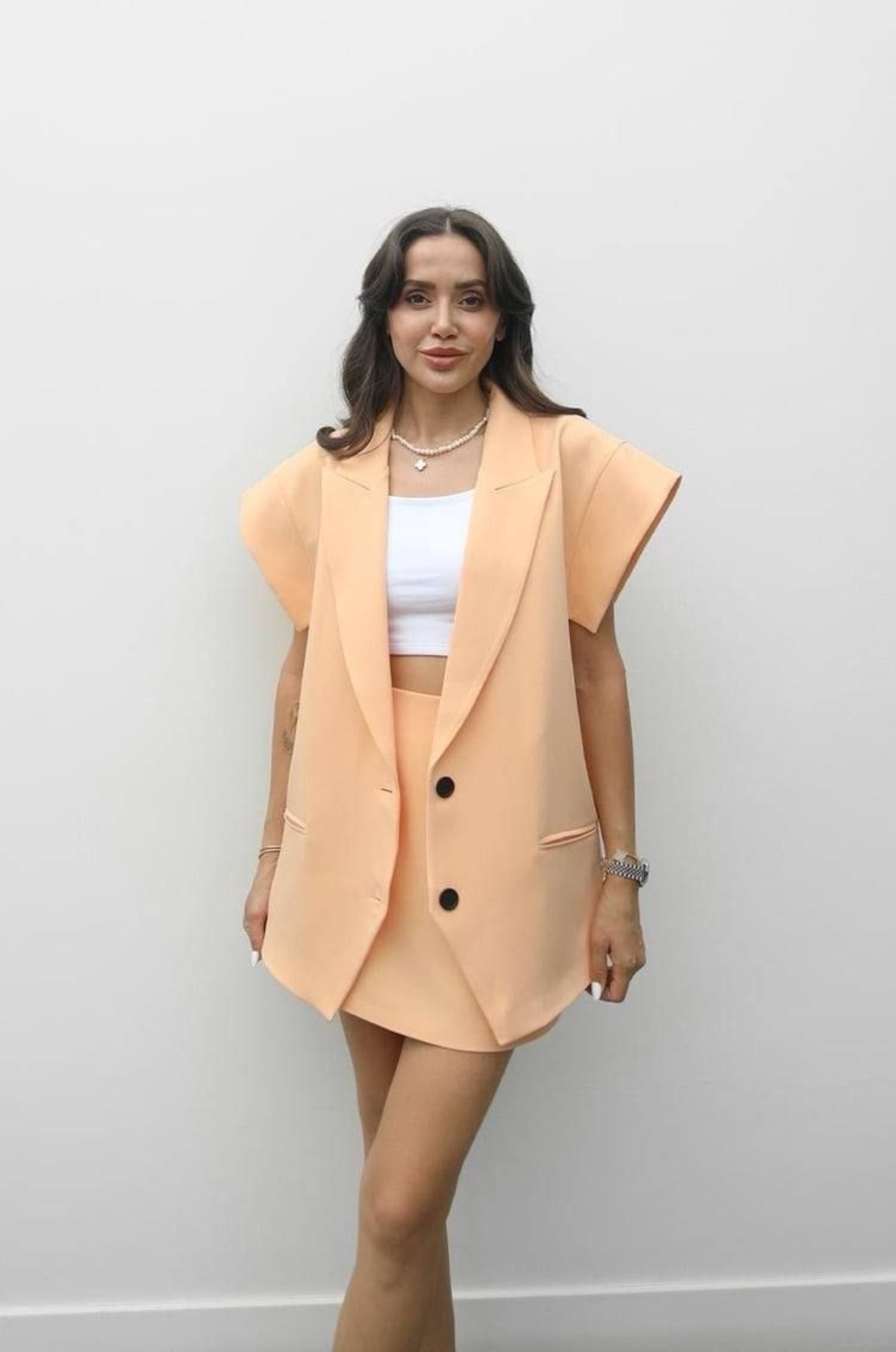 “Bold Elegance” Orange - Елегантен костюм