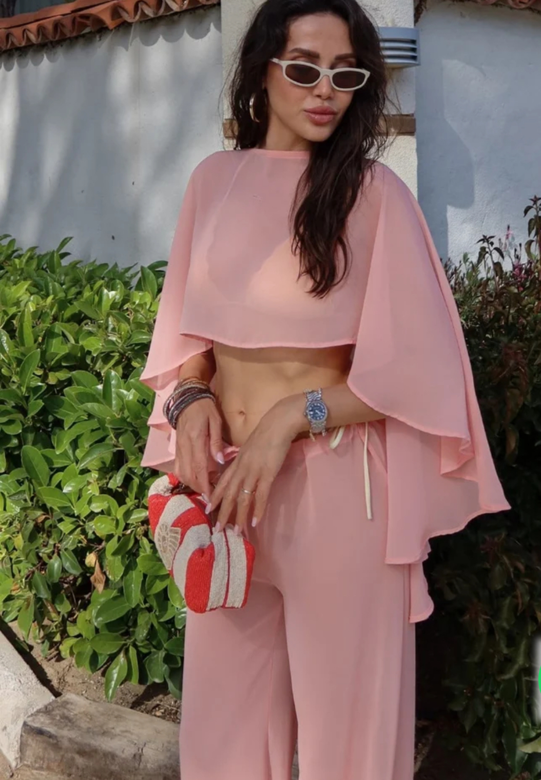 “Sea Breeze “ pink - Плажен комплект