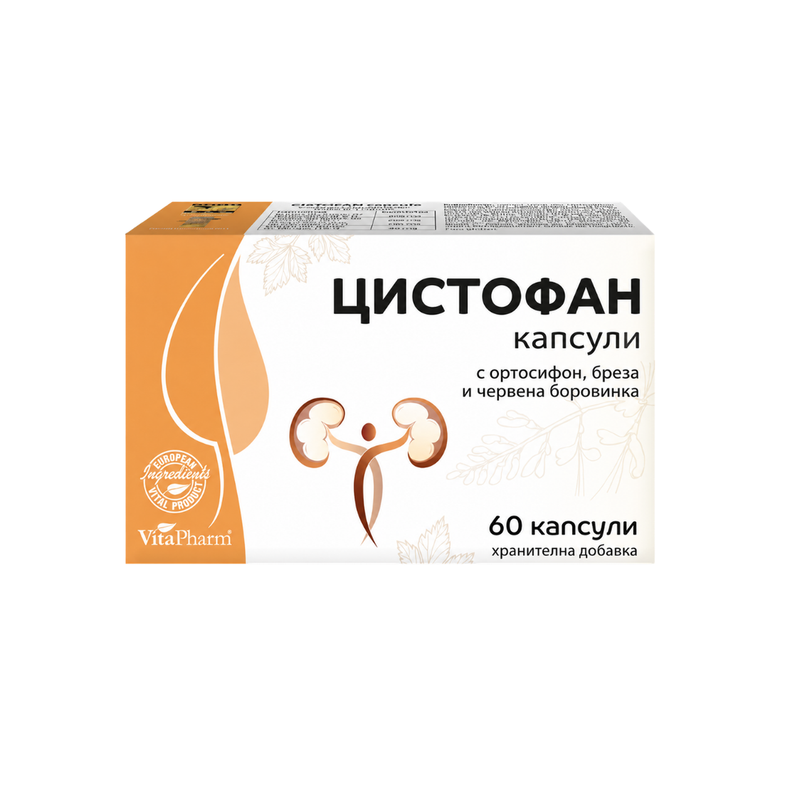 ЦИСТОФАН капсули N60 – за бъбреците и пикочните пътища