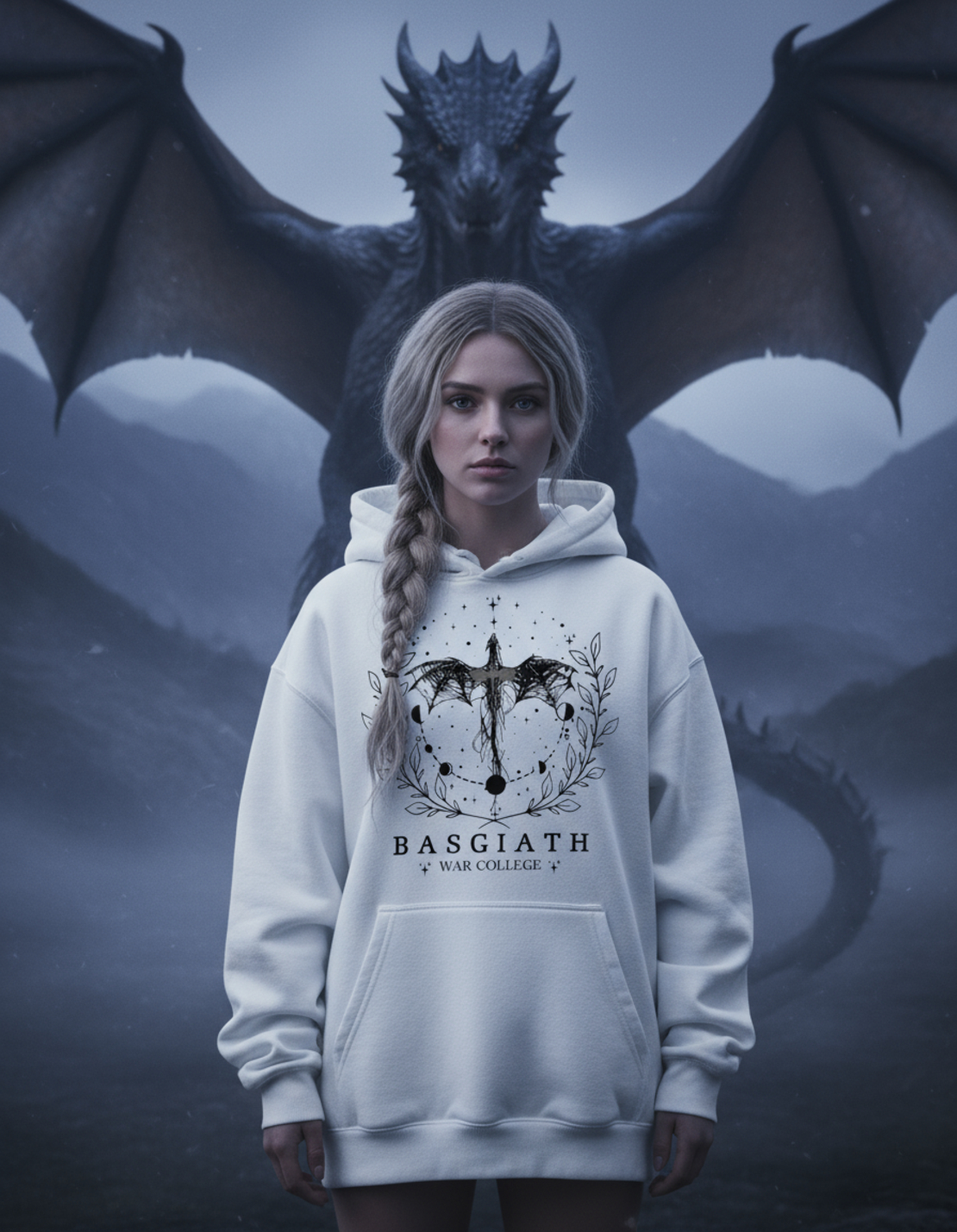 “Basgiath war collage” суичър